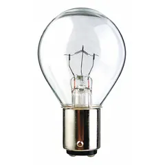 APPROVED VENDOR 312 Incandescent Bulb, BA15d, S11, 28V AC, White