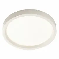 Round Downlight: 5 in Dia, White, 5/8 in Ht, 650 lm, 3000K, 10 W, 120/277V AC (MPN S5R830K7WZ10U)