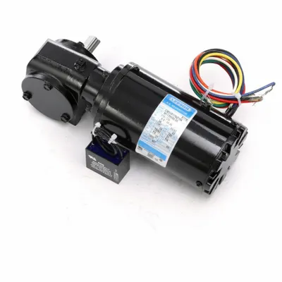 LEESON Gearmotor: Right Angle, Single Output Shaft, PSC, TENV, 28 RPM, 37 in-lb Max Torque - Right Angle AC Gearmotors