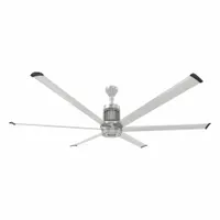 BIG ASS FANS Ceiling Fan: 15,576 cfm Airflow, 7 ft Blade Dia, 7 Speeds, 100 to 277V AC, Single Phase (MPN MKI61071806A727I24S2)