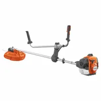 HUSQVARNA Gas-Powered Brush Cutter: 18 in Cutting Wd, 0.11 in Line Dia, 58.39 in Shaft Lg, 25.4 cc (MPN 525RX)