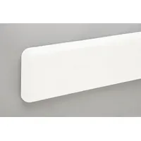 PAWLING CORP Wall Guard: WG-6C, PETG, Linen White, 6 in Overall Ht, 12 ft Overall Lg (MPN WG-6P-12-301)