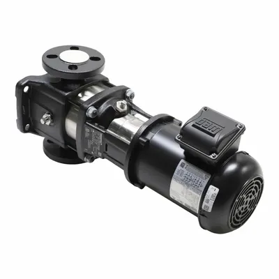 Grundfos Booster Pump: 1 hp, Three Phase, 230/460V AC, 30 gpm Best Efficiency Flow - Vertical Booster Pumps