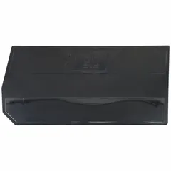 This divider subdivides Giant Hopper Bins into smaller compartments for organizing industrial parts, fasteners, or small components. It measures 21 in x 10 1/4 in and is not electrostatic discharge conductive. Compatible with manufacturer model number QUS954.