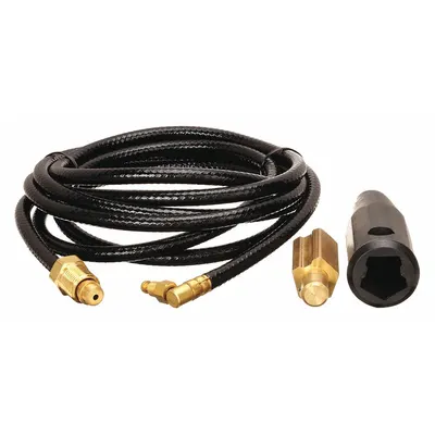 LINCOLN ELECTRIC Torch Adapter (MPN K960-1) - Dinse Connectors with Gas Hose for Air-Cooled Torches