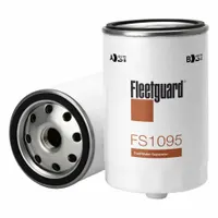 FLEETGUARD Automotive Fuel Filter: 14 in Overall Lg, 4 3/8 in Outside Dia, Plastic, BF46122, FS1095