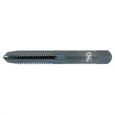 OSG Straight Flute Tap: #0-80 UNF, H2 / 2B-3B, 2 Flute, Plug Chamfer - General Purpose Hand Taps