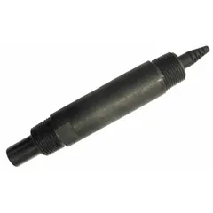 pH electrode with a flat tip shape for surface or flat-sample measurements on solids, gels, or paper. Features a double junction design and Ryton PPS body. Range 0 to 14 pH, BNC connection, 3.05 m cable length. Suitable for laboratory pH testing in quality control, research, and environmental applications.