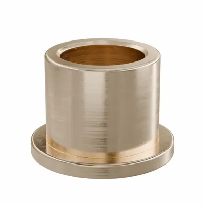 OILITE Flanged Sleeve Bearing: Bronze, SAE 841, 8 mm Bore, 11 mm OD, 10 mm Lg - Lubricated General Purpose Metallic Flanged Sleeve Bearings