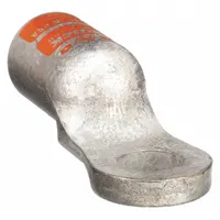 FUSION One-Hole Lug Compression Connector: Heavy Wall Lug, Lug, Tin Plated Copper, 2/0 ga, Orange (MPN 4820F)