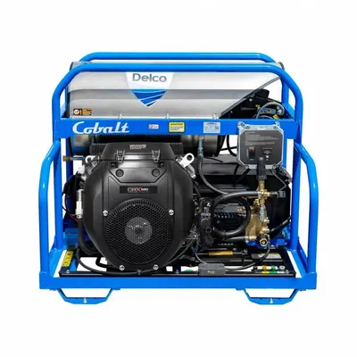 Delco Cobalt Pressure Washer: Heavy Duty, Skid Mount, 3,500 psi, 5.5 gpm - Hot Water Pressure Washers