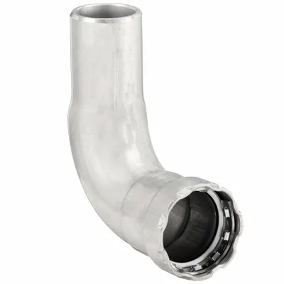 VIEGA MEGAPRESS Crimp Elbow Fitting: 1 in Pipe x 1 in CTS Size, Press-fit - Potable Water Stainless Steel Press Fittings