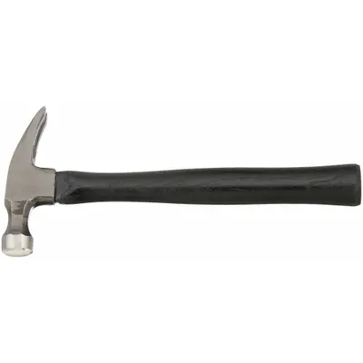 STANLEY 51-716 Straight Claw Hammer, 16 oz, 13 in, Wood Handle, Textured Grip - Steel Straight-Claw Hammers