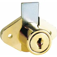 COMPX NATIONAL Deadbolt Lock: Keyed Different, Vertical, Round, 1 27/64 in Body Ht, 2 1/8 in Body Wd (MPN C8803-KD-3)