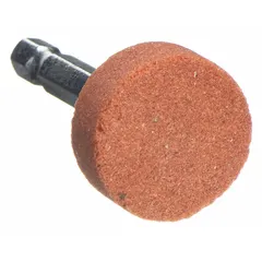 Aluminum Oxide Abrasive Point, Dish Shape, 1 in Head Width, 3/8 in Head Length, Single Piece