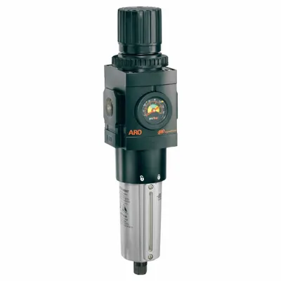 ARO Filter-Regulator: Series 3000 Series, 3/4 in NPT, 236 scfm, 5 micron, 250 psi - ARO FRL Air Filter/Regulators