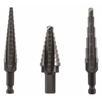 IRWIN Step Drill Bit Set: 3 Pc, 1/8" to 3/4", Black Oxide HSS, 135° Point (MPN 10502ZR)