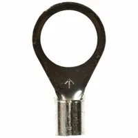 3M Ring Terminal: Bare, 3/8 in Stud Size, 12 AWG to 10 AWG Wire Sizes, 1,000 V, Brazed Barrel & Seam (MPN M10-38R/SK)