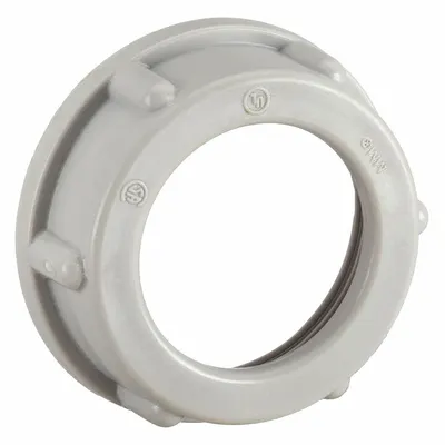 RACO Insulating Bushing: Plastic, Plain, 1 1/4 in Trade Size, 15/32 in Overall Lg - Insulating Bushings