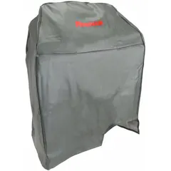 This vinyl dust cover is designed to protect automotive A/C refrigerant recovery systems during storage or transport. It is a single-piece cover compatible with the AC375A fluid evacuator model. The cover helps keep the unit clean and free from debris.