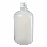 NALGENE Storage Bottle: PPCO, 2 gal, 8 L, Natural, 53B Screw Closure Size, Closure Included, Unlined (MPN 2203-0020)