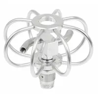 MOSMATIC Surface Cleaner: 6 in Cleaning Path, 3/8 in Inlet Dia, NPTF, Stainless Steel, 2 Nozzles (MPN 81.426)