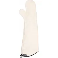 SAN JAMAR Oven Mitt: 500°F Max Temp, 24 in Overall Lg, Cotton, Tan (MPN 824TM)