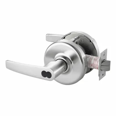 CORBIN Door Lockset: Office Lever Locksets, Chrome, ADA Compliant
