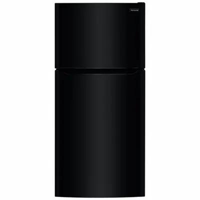 FRIGIDAIRE Top-Freezer Refrigerator: Black, 20 cu ft Total Capacity, 3 Shelves - Top-Freezer Refrigerators