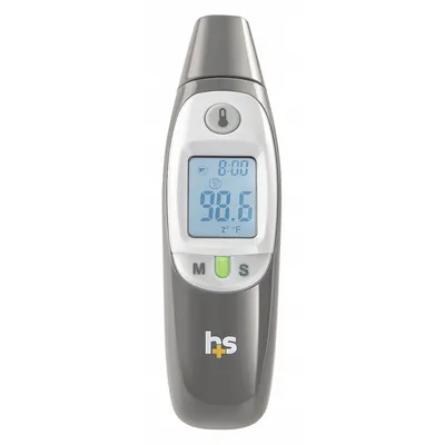HEALTHSMART Digital Thermometer: Ear, 3 sec Readout, 5 3/16 in Overall Lg - Digital Thermometers