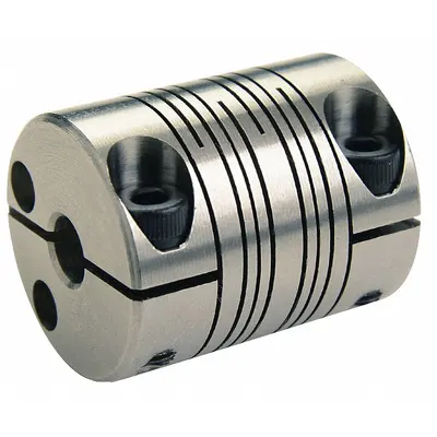 RULAND MANUFACTURING Motion Control Coupling: 3° Angular Misalignment, 5 mm Bore Dia 1, Set Screw - High-Precision Set Screw Beam Shaft Couplings