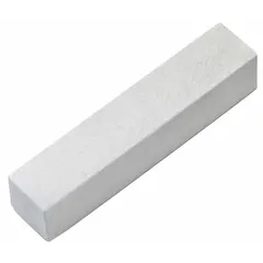Brush seater for seating and shaping carbon brushes on commutators or slip rings of industrial motors and generators. Medium soft grade. Overall dimensions: 4-3/4 in length, 5/8 in width, 1/2 in height.