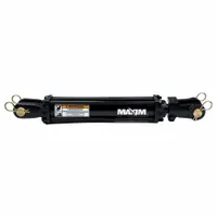 MAXIM Hydraulic Cylinder: 4 in Bore Dia., 8 in Stroke Lg, 1/2 in NPT Port Size, 1 1/2 in Rod Dia. (MPN 218304)