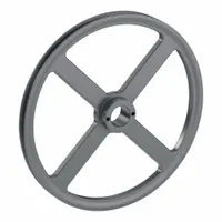 APPROVED VENDOR V-Belt Pulley: AK134, 1 Groove, 13.25 in OD, Bushed Bore, H/QT, Cast Iron (MPN AK134H)