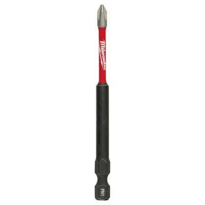 MILWAUKEE Impact Bit: Impact Bit, Imperial, PH1 Bit Industry Size, #1 Bit Size, Std - Impact Bits