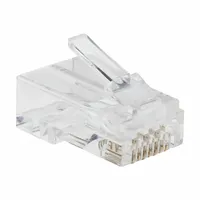EATON TRIPP LITE Modular Plug: Modular Plug RJ45, 6/6A Cable Category, Pass-Through, 1 (MPN N232-100-UTP)