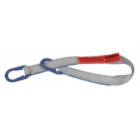 LIFT-ALL Web Sling: Type U, Polyester, Universal Link, 2 Plies, 20 ft Sling Lg, 12 in Eye Lg, Silver (MPN UU2804TX20)