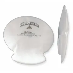 White N95 particulate filter with bayonet connection for MSA Advantage Series reusable respirators. NIOSH approved for non-oil-based particulates. Sold as a 2-pack.