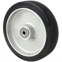 APPROVED VENDOR Caster Wheel: 8 in Wheel Dia., 2 in Wheel Wd, Rubber, 500 lb Load Rating, Aluminum
