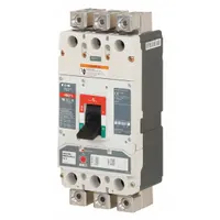 Molded case circuit breaker from the HMCP series, rated 600 A with a maximum interrupting rating of 65 kA at 600 V AC. Features a 400 A/LG frame size, fixed instantaneous trip setting, and ABC phase connection. Designed for motor circuit protection in industrial applications such as manufacturing plants, HVAC systems, and pump stations