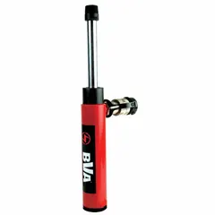 Single-acting threaded-end pull ram with a 5 in nominal stroke. Designed for pulling applications requiring controlled hydraulic force, such as extracting bearings, gears, or shafts in industrial maintenance and manufacturing.