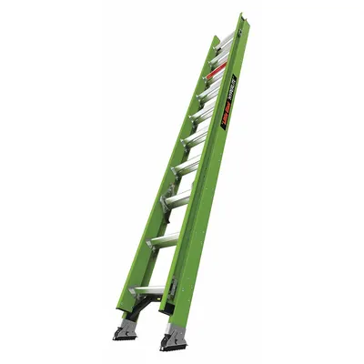 LITTLE GIANT 20 ft Non-Conductive Fiberglass Extension Ladder - Non-Conductive Fiberglass Extension Ladders