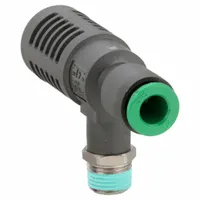 SMC Speed Exhaust Control Valve: Tee Fitting, Screw, 1/8 in Valve Body Size, 1/4 in Tube, Meter Out (MPN ASV310F-N01-07S)