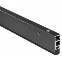 This metal leaf weatherstripping seals gaps around doors to block drafts, moisture, dust, and pests. It features an aluminum flange and a neoprene insert, with dimensions of 4 ft length, 1 1/4 in width, and 1 1/2 in height. Suitable for use in commercial and industrial facilities to improve energy efficiency and maintain controlled environments