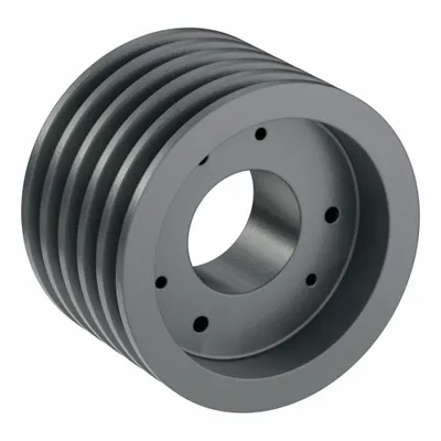 OEM V-Belt Pulley: B60 - Bushed-Bore Cast-Iron V-Belt Pulleys