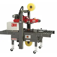 This box hold-down attachment is designed for use with the 800asb model case sealing machine. It secures boxes in place during packaging operations, preventing movement while tape is applied. The attachment measures 14 9/16 inches in overall length.