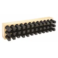 YOUNG BROS. STAMP WORKS Hand Stamp Kit: 0 thru 9 (6 doubles as 9)/Ampersand (&)/A thru Z, Steel (MPN 08363)