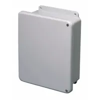 WIEGMANN Enclosure: Fiberglass, 10 in x 8 in x 6 in, NEMA 1/12/3R/4X, Solid Cover, Hinged, Matte (MPN HW-J100806CHSC)