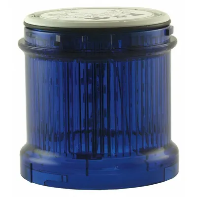 EATON Tower Light Module: Flashing, 24V AC/24V DC, Blue, 73 mm Overall Dia, 3 in Overall Ht - Flashing Light Modules