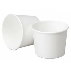 White paper hot cup with 12 oz capacity. Unwrapped and patternless. Suitable for serving hot beverages in break rooms, cafeterias, and catering operations. Pack of 1200 cups.